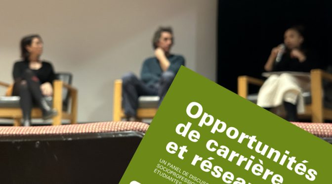 Retour sur le panel de discussion portant sur l’insertion socioprofessionnelle en région pour les personnes étudiantes provenant de l’international